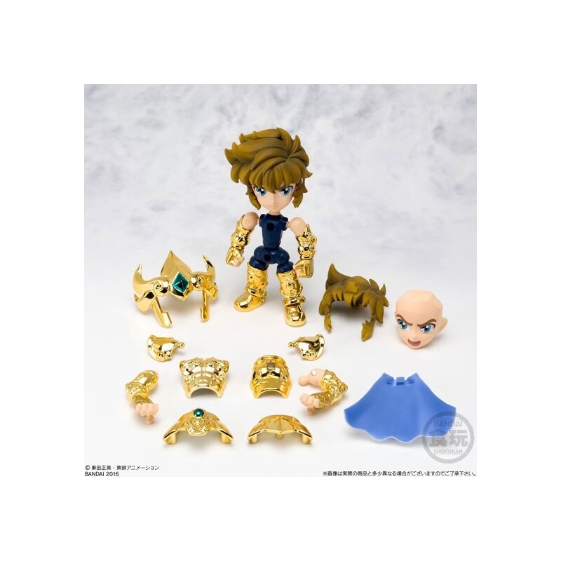 Figurine Chibi Bandai Saint Seiya Lion Aiolia Saints Collection 9cm